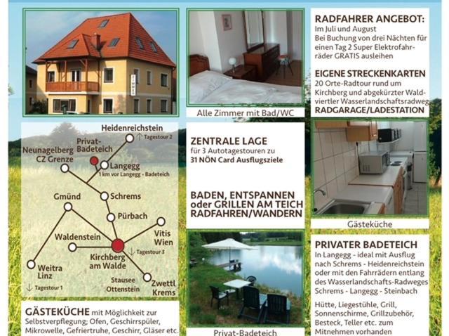 Sommerfrische Waldviertel Kirchberg am Walde Exteriör bild